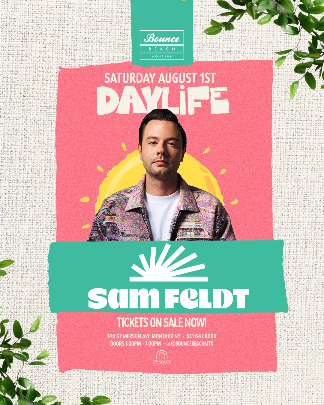 Saturday Daylife w/ Sam Feldt