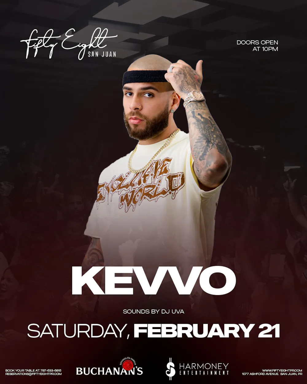 SATURDAY 2/21 | KEVVO | SOUNDS BY DJ UVA