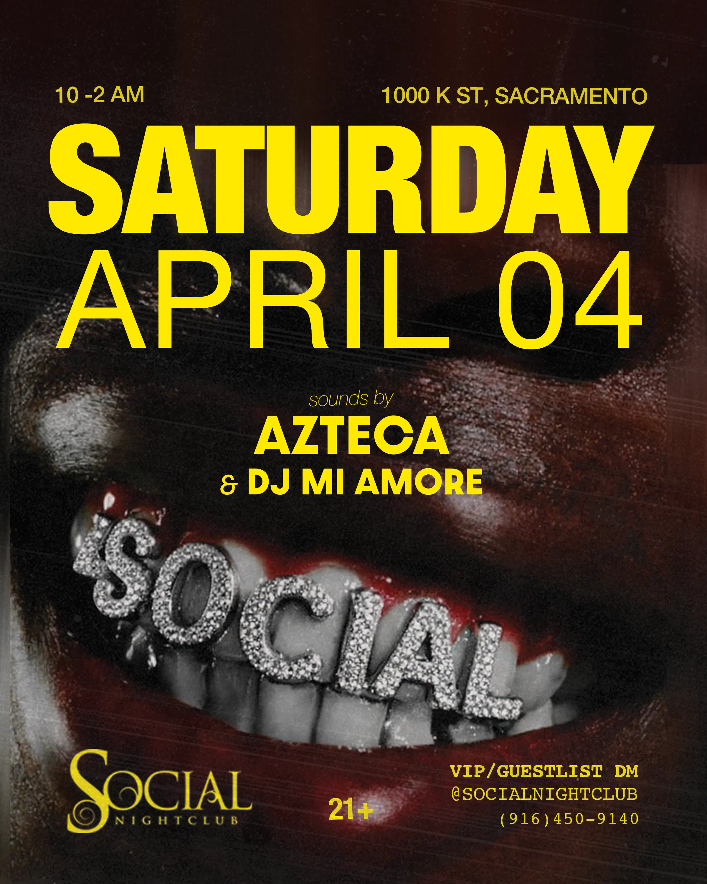 SOCIAL SATURDAYS ft. AZTECA, MI AMORE