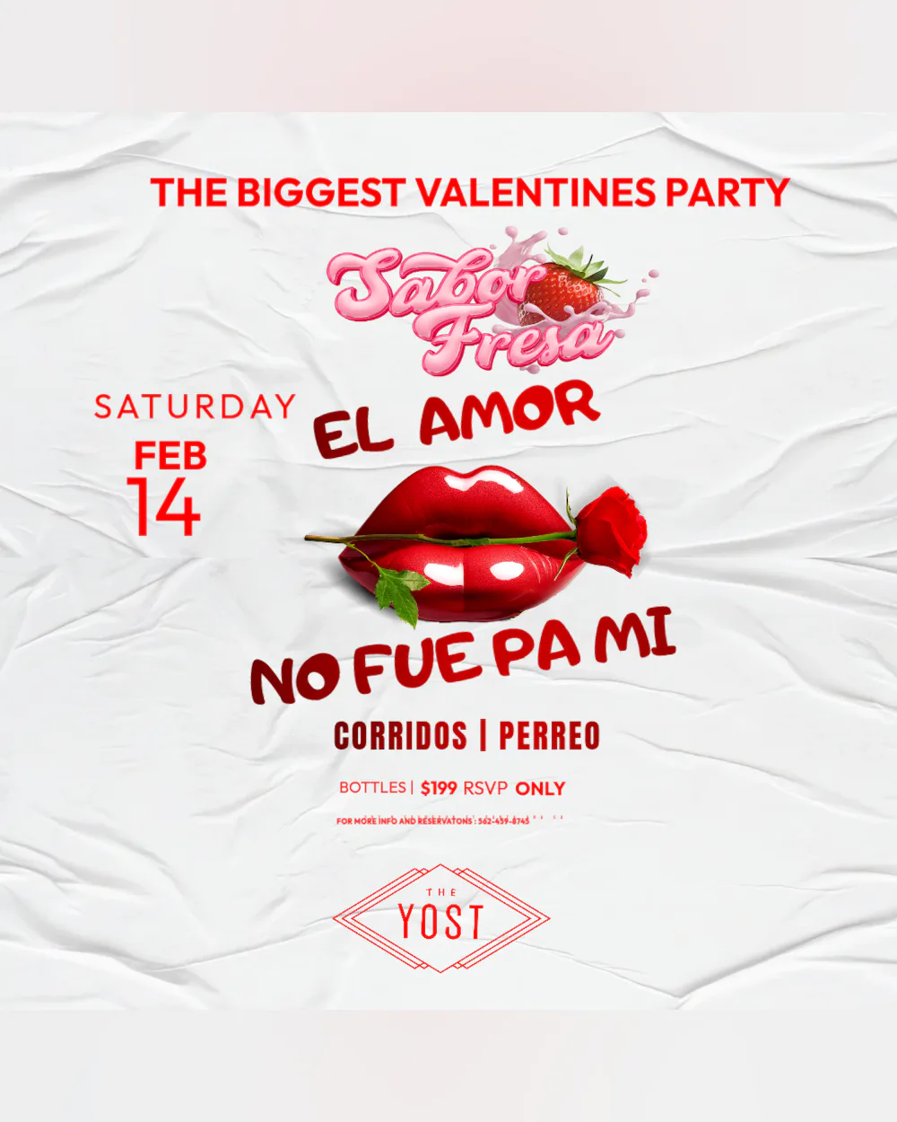 SABOR FRESA: VALENTINES DAY- Banda Y Perreo "EL AMOR NO FUE PA MI"