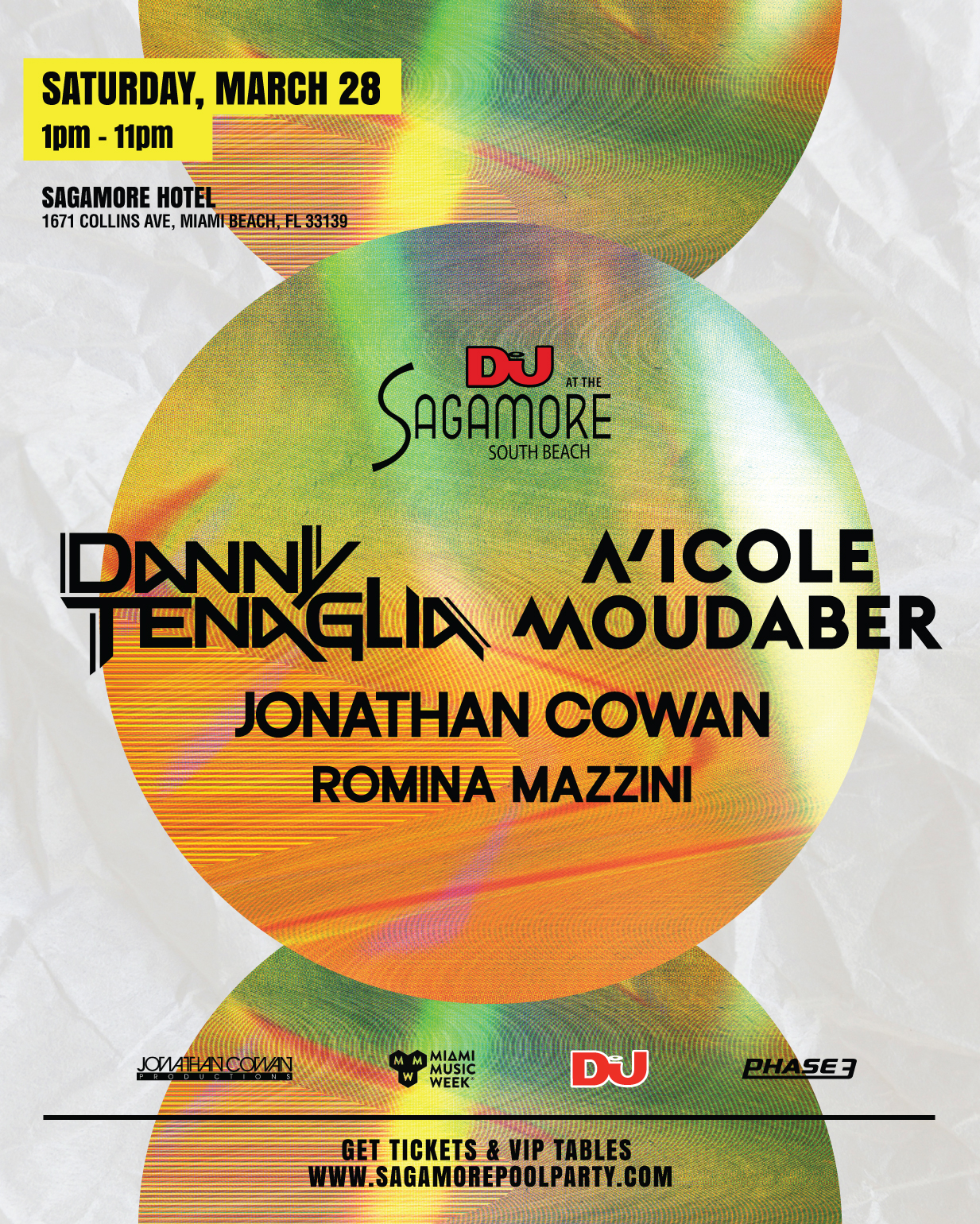 DANNY TENAGLIA - MIAMI MUSIC WEEK 2026 - Saturday 