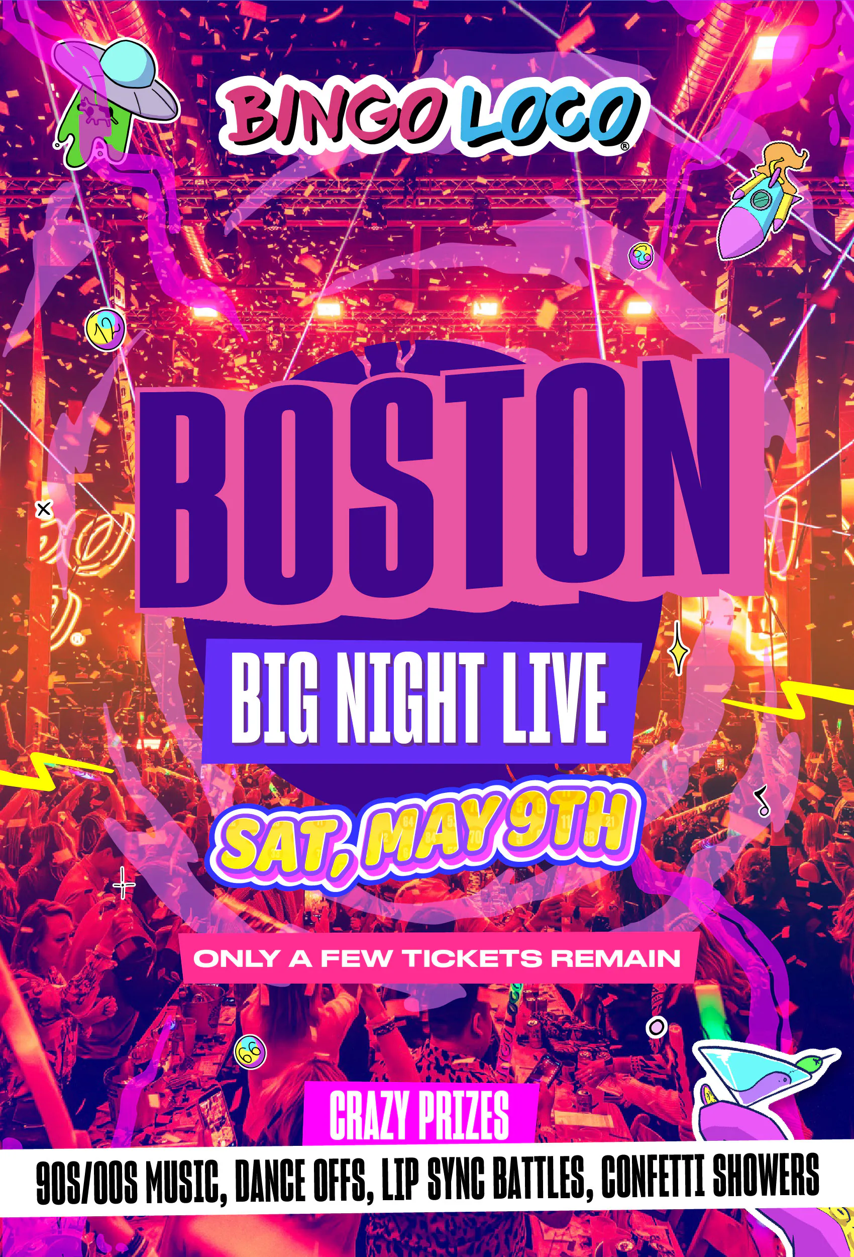 Bingo Loco at Big Night Live