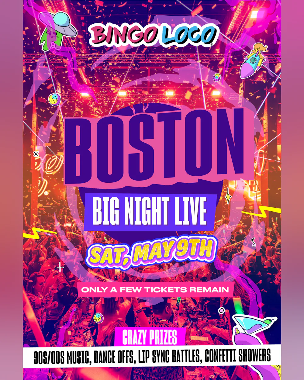 Bingo Loco at Big Night Live