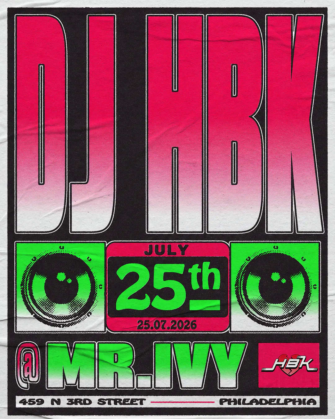 HBK x Mr. Ivy Saturday Night