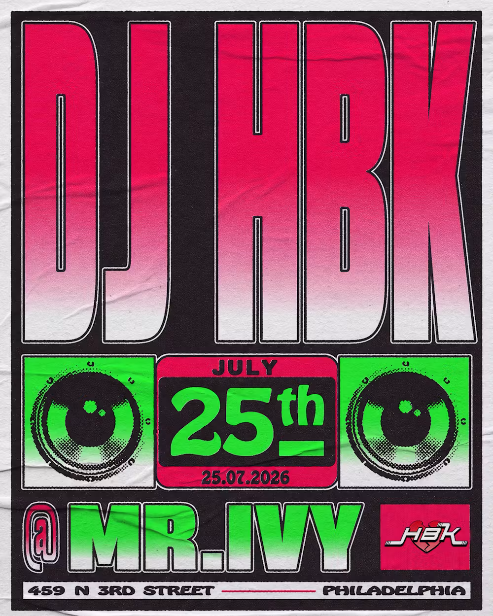 HBK x Mr. Ivy Saturday Night