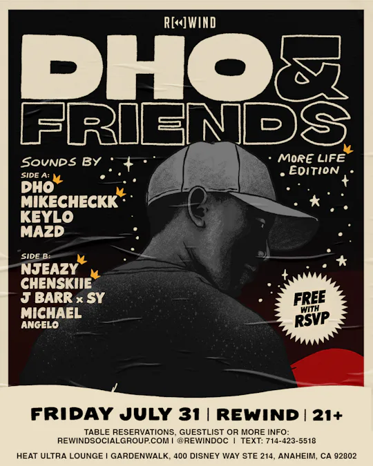 DHO & FRIENDS · REWIND FRIDAYS | Heat Ultra Lounge