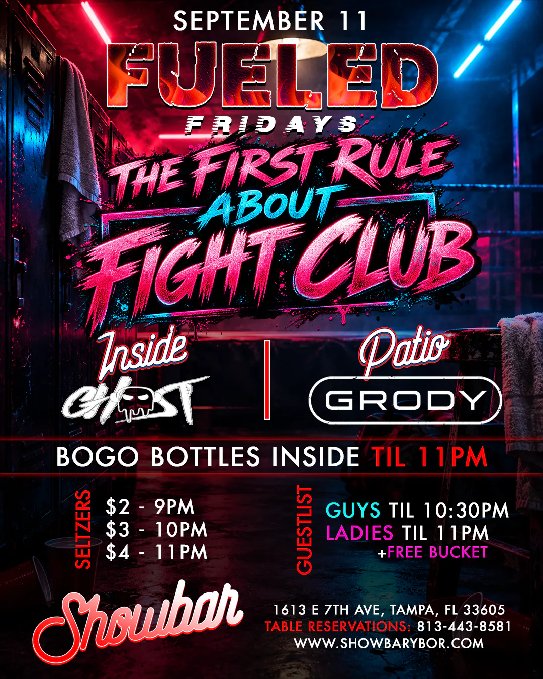 FUELED Fridays: The First Rule About Fight Club - 9/11/26