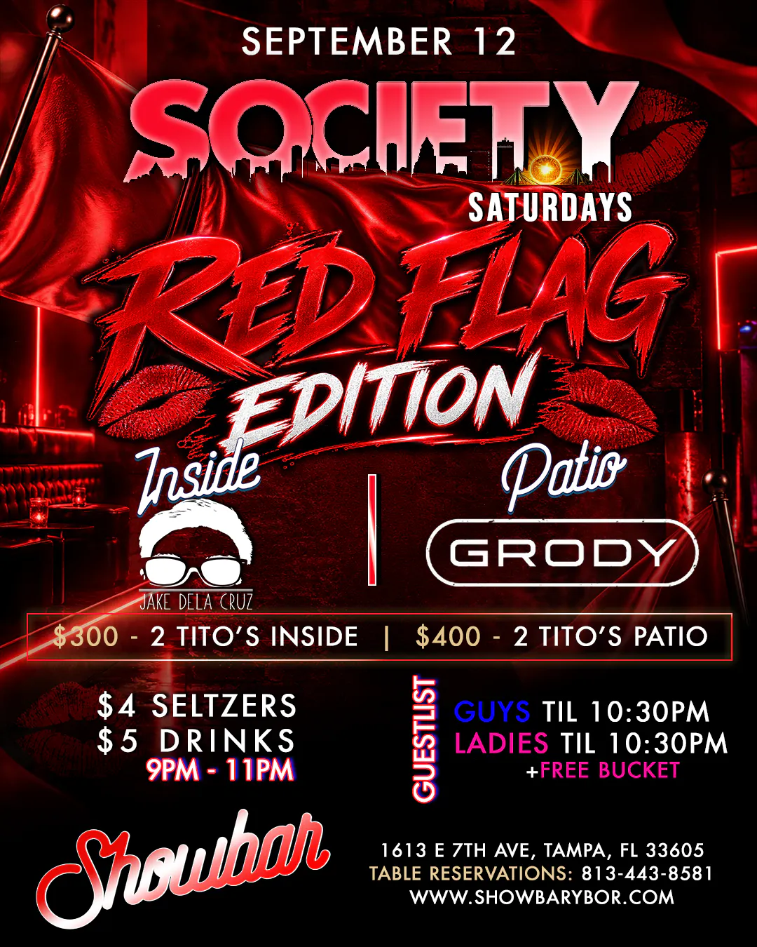 Society Saturdays: Red Flag Edition - 9/12/26