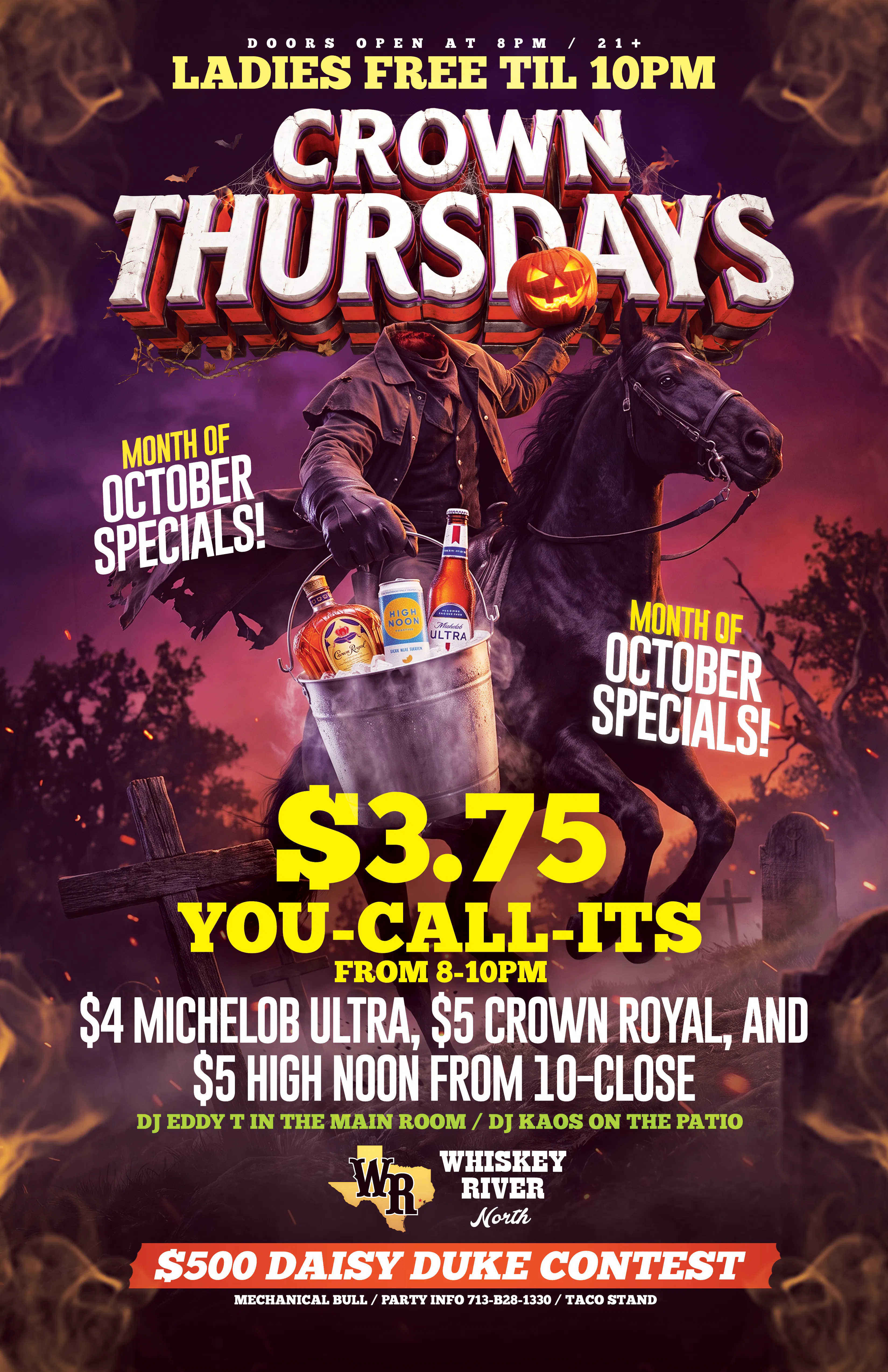 Thursday - Crown Thursday - Month of October Specials