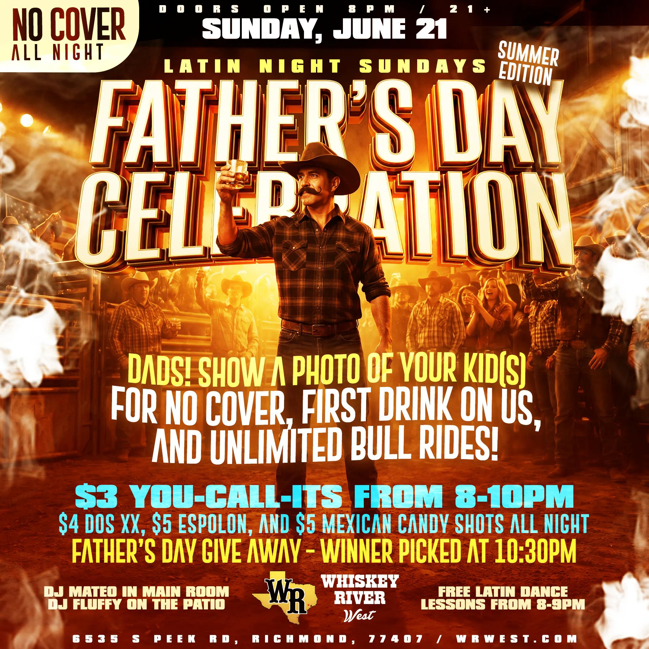 Sunday - Latin Night Sundays - Father's Day Celebration
