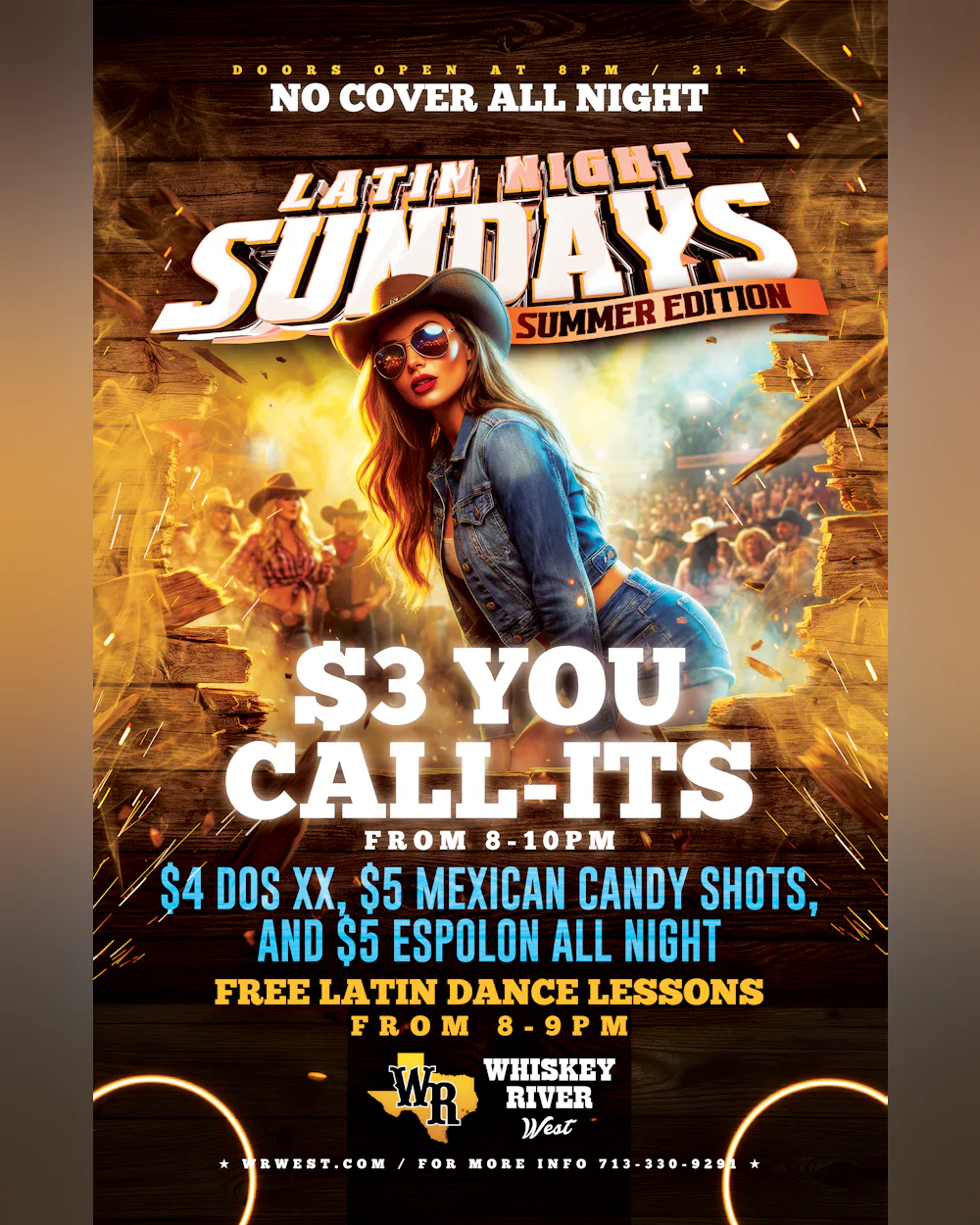 Sunday - Latin Night Sundays "Summer Edition"