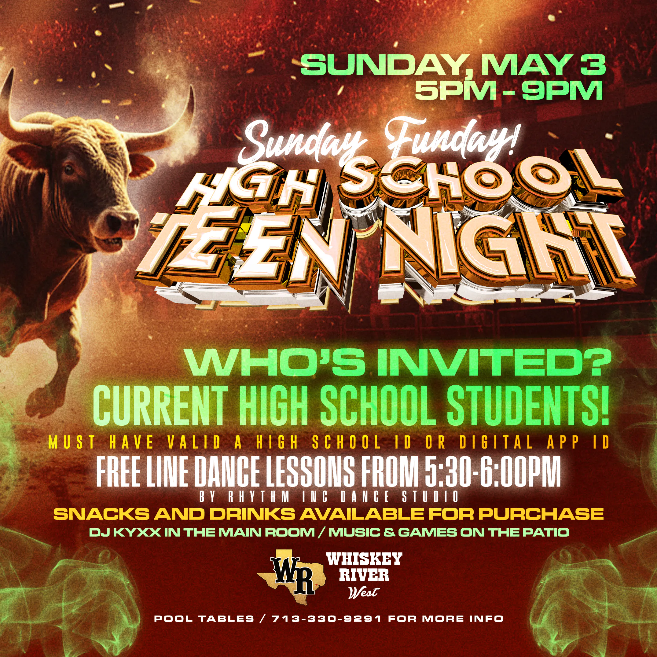 Sunday - High School Teen Night