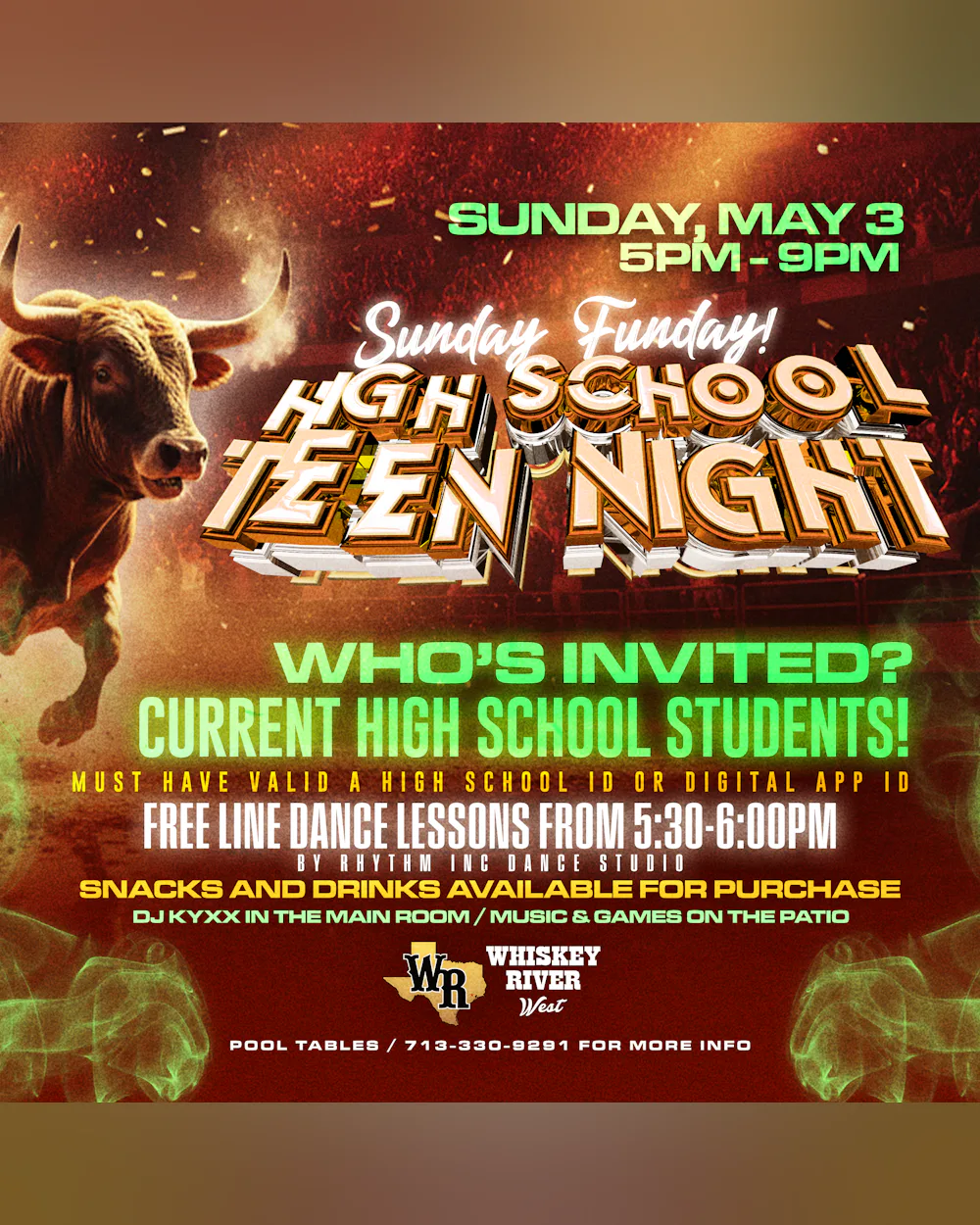Sunday - High School Teen Night